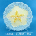 Lovely sea series ceramic candy plate